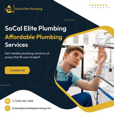 Affordable Plumbing Services | SoCal Elite Plumbing
