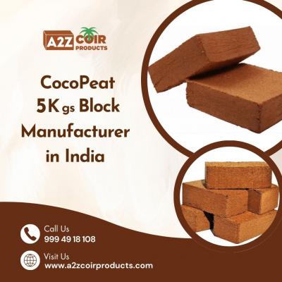 Cocopeat 5KGs Block Manufacturer in India
