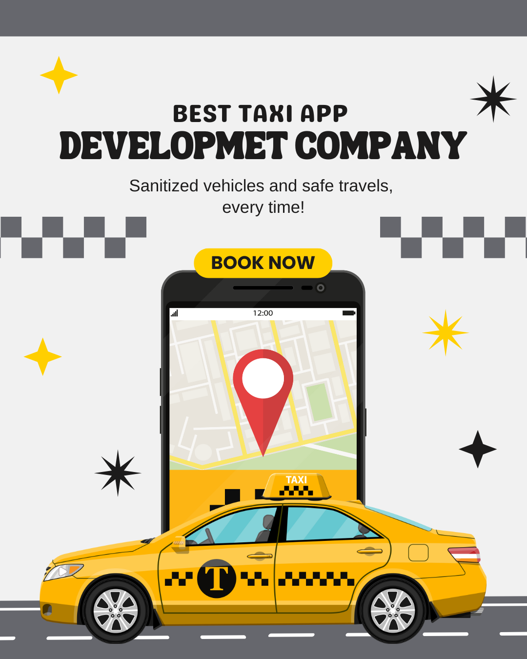 Create Your Taxi Booking App with Trusted Taxi App Development Company