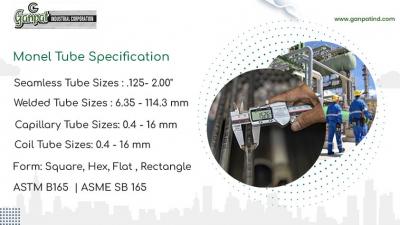 Best Monel Tubing Supplier in Various Grades