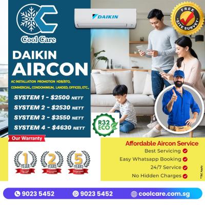 Daikin Aircon - Singapore Region Maintenance, Repair