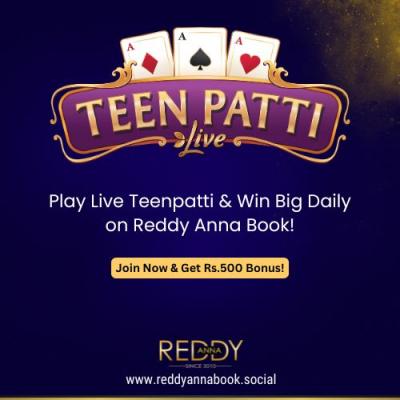 Experience Live Teenpatti Thrills with Reddy Anna Book