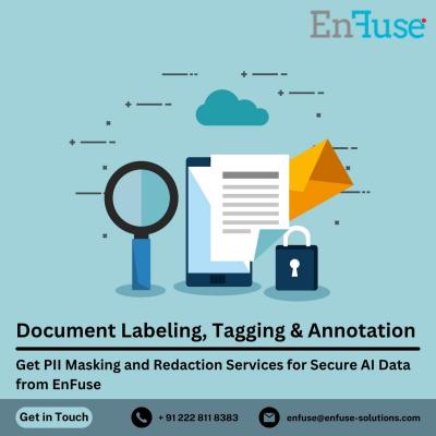 Get PII Masking and Redaction Services for Secure AI Data from EnFuse