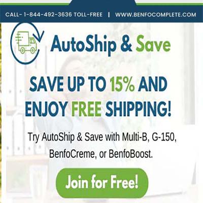 AutoShip & Save today upto 15% AND Enjoy FREE Shipping