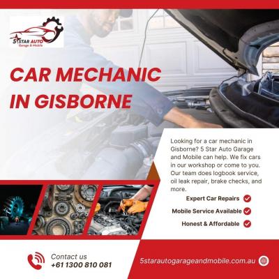 Reliable Car Mechanic in Gisborne – 5 Star Auto Garage and Mobile