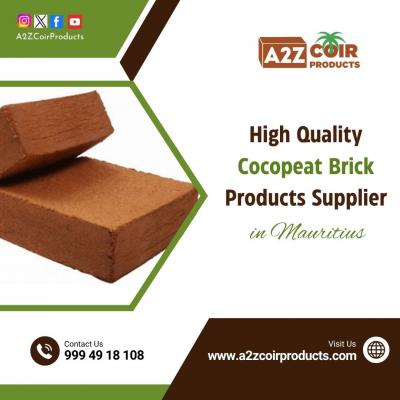 High Quality Cocopeat Brick Products Supplier in Mauritius