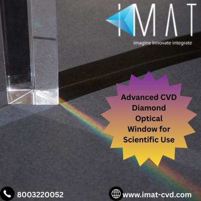 Advanced CVD Diamond Optical Window for Scientific Use