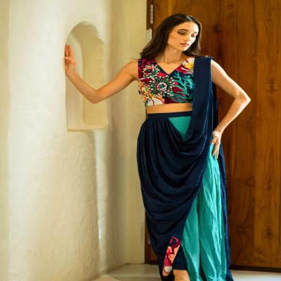 latest indo western dresses