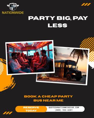 Cheap Party Bus Rental Near Me - Washington Rentals