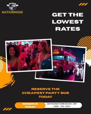 Cheapest Party Bus Rental  - Washington Rentals