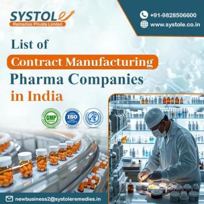 List of Contract Manufacturing Pharma Companies in India