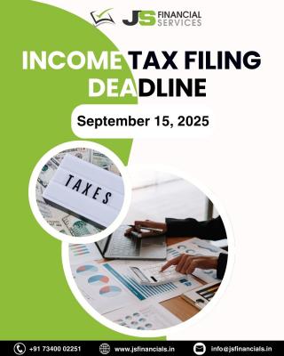 Income Tax Filing Deadline – September 15, 2025