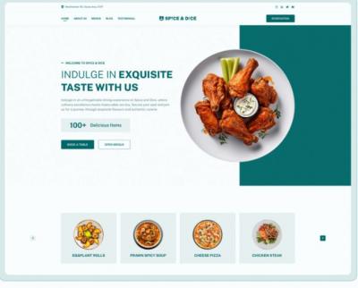 Elegant Restaurant Website Framer Template - Miami Other