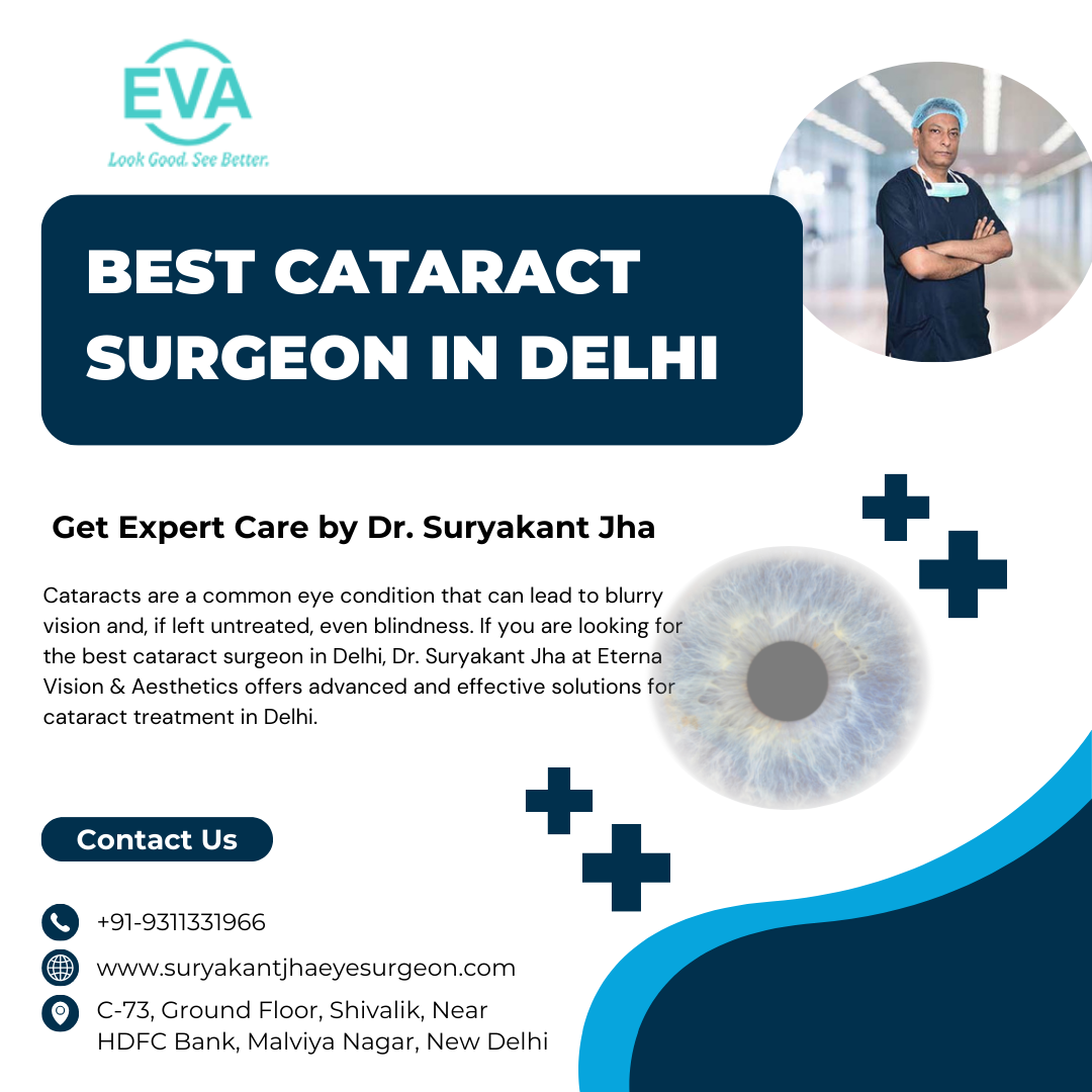 Experienced Cataract Specialist in Delhi – Dr. Suryakant Jha