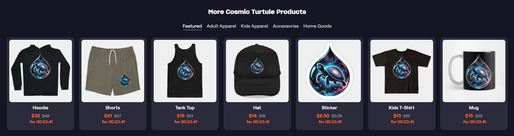 Cosmic Turtle - Los Angeles Clothing