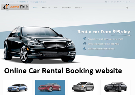Online Car Rental Booking Website – Powered by Converthink Solutions