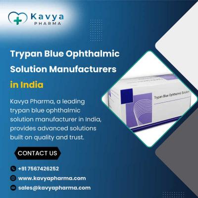 Trypan Blue Ophthalmic Solution Manufacturers in India