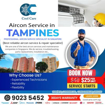 Aircon service in Tampines