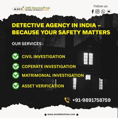Detective Agency in India – AMX Detectives by Baldev Kumar Puri