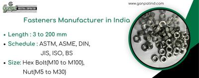 Fasteners Manufacturers in India