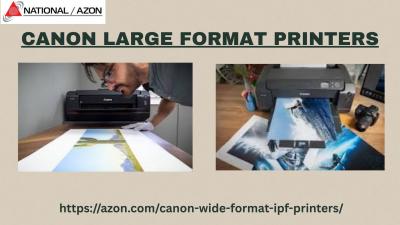 For high-impact graphics, the businesses prefer the best Canon large format printers