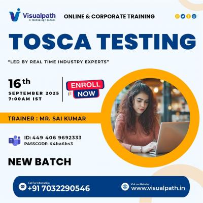 Tosca Testing Online Training New Batch - Hyderabad Other