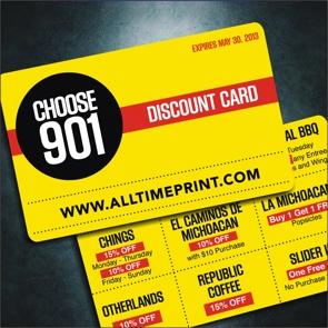 Custom Fundraiser Discount Cards | All Time Print USA