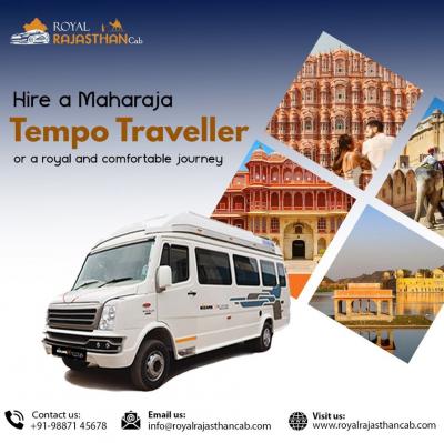 Maharaja Tempo Traveller Rental Jaipur for Group Travel