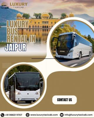 Luxury Bus Rental In Jaipur | luxurytaxicab.com
