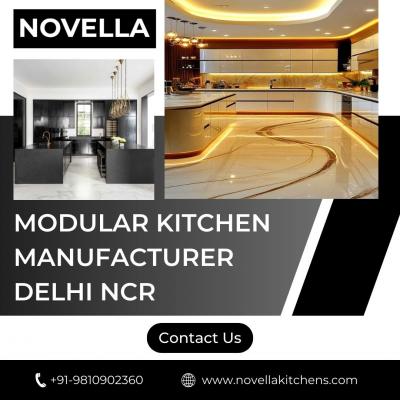 Trusted Modular Kitchen Manufacturer Delhi NCR  – Novella Kitchens