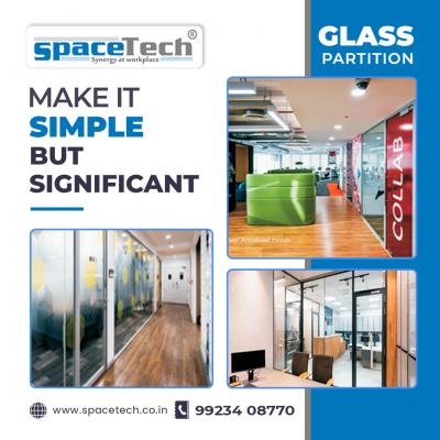 Glass Partition Pune - SpaceTech Interior 