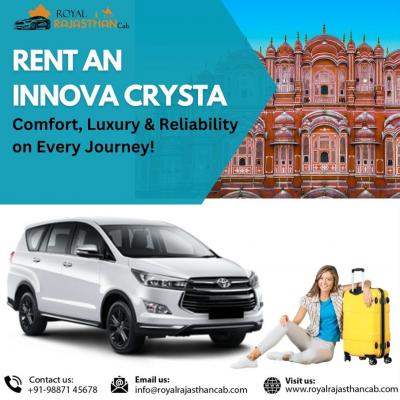 Innova Crysta On Rent Jaipur | royalrajasthancab.com