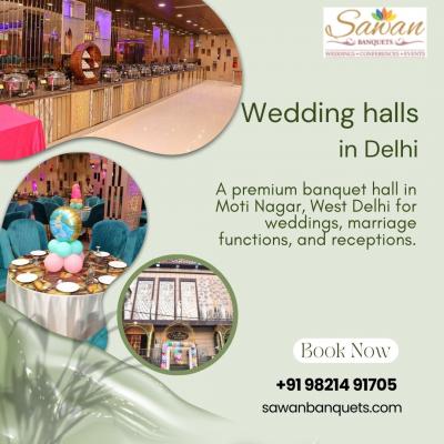 Wedding Hall with decoration in Delhi