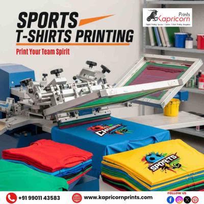 Sports T‑Shirts Printing in Bangalore
