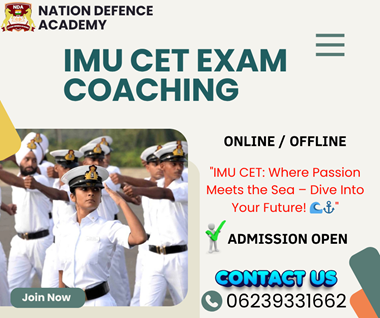 Best IMU CET Coaching in India- Nation Defence Academy