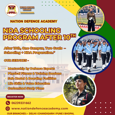 NDA Coaching With Schooling After 10th
