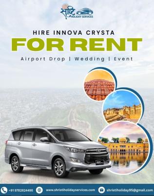 Innova Crysta Hire Jaipur | shristiholidayservices.com