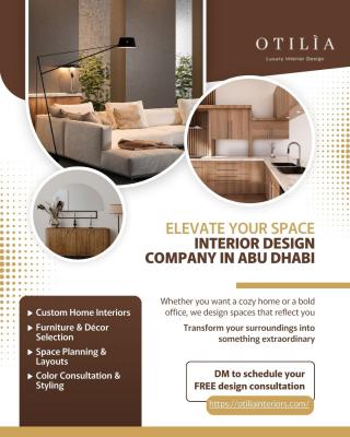 Luxury Interior Design & Fit Out Company in Abu Dhabi