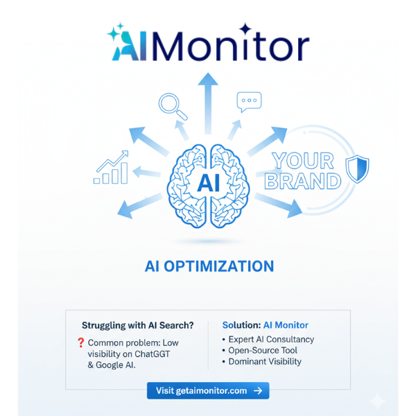 Expert AI Optimization for Your Brand - AI Monitor