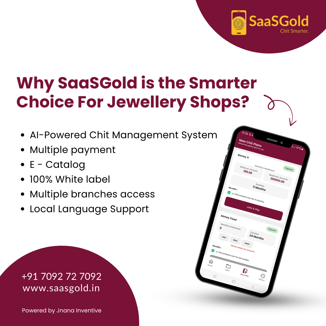 Next-Gen SaaSGold Jewellery Store Management Software