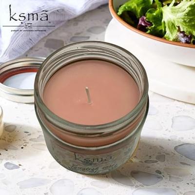 KSMA Flavour Candle – English Rose Scent - Delhi Home & Garden