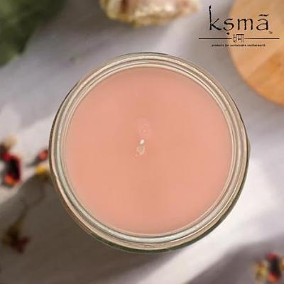 KSMA Flavour Candle – English Rose Scent - Delhi Home & Garden