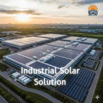 Industrial solar panel solution