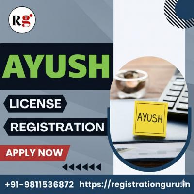 Ayush License Registration Online