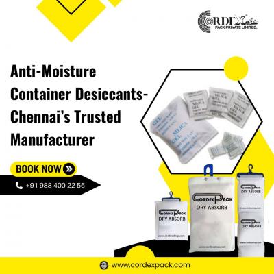 Anti Moisture Container Desiccants Chennais Trusted Manufacturer