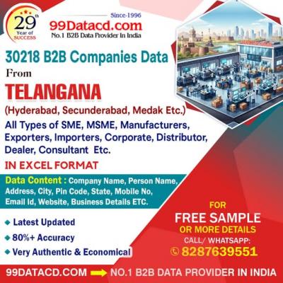 Telangana B2B Companies Data