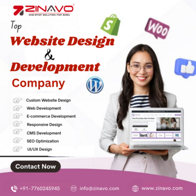 Top Website Design & Development Company-Zinavo - Victoria Other