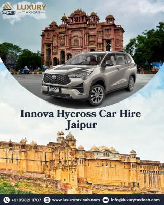 Affordable Innova Hycross Car Rental Jaipur - Luxury Taxi Cab