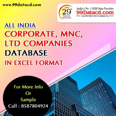 Corporate / LTD / MNC Companies Data