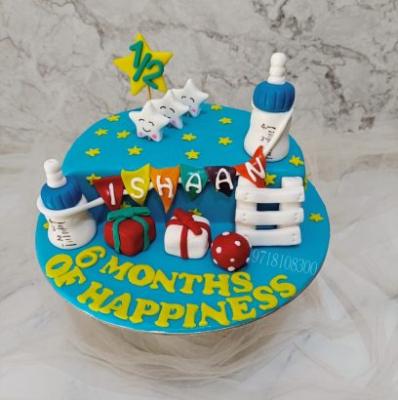 6 Month Birthday Cake Design - Delhi Other